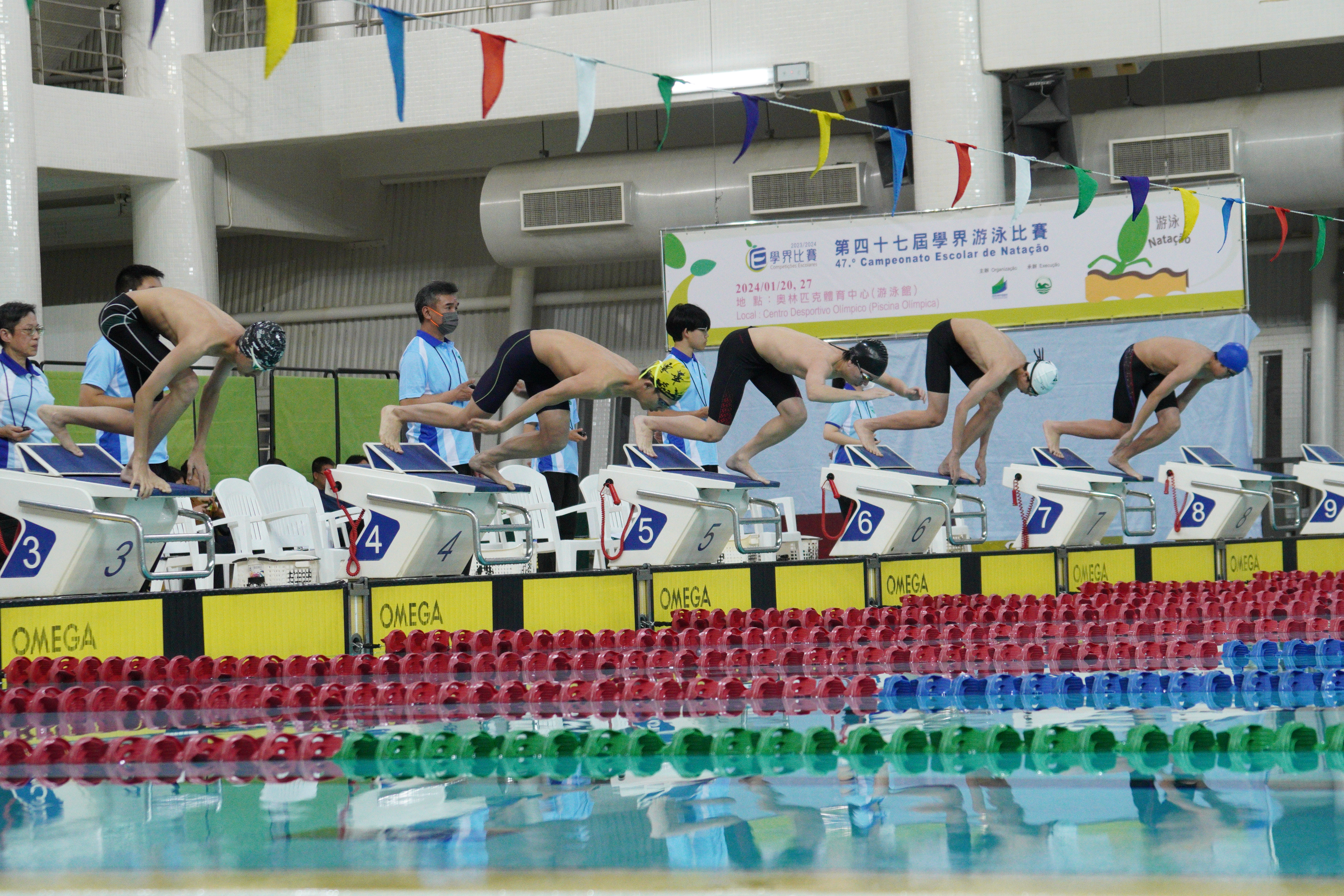 8 學界泳賽本周六繼續在奧林匹克體育中心游泳館上演.JPG